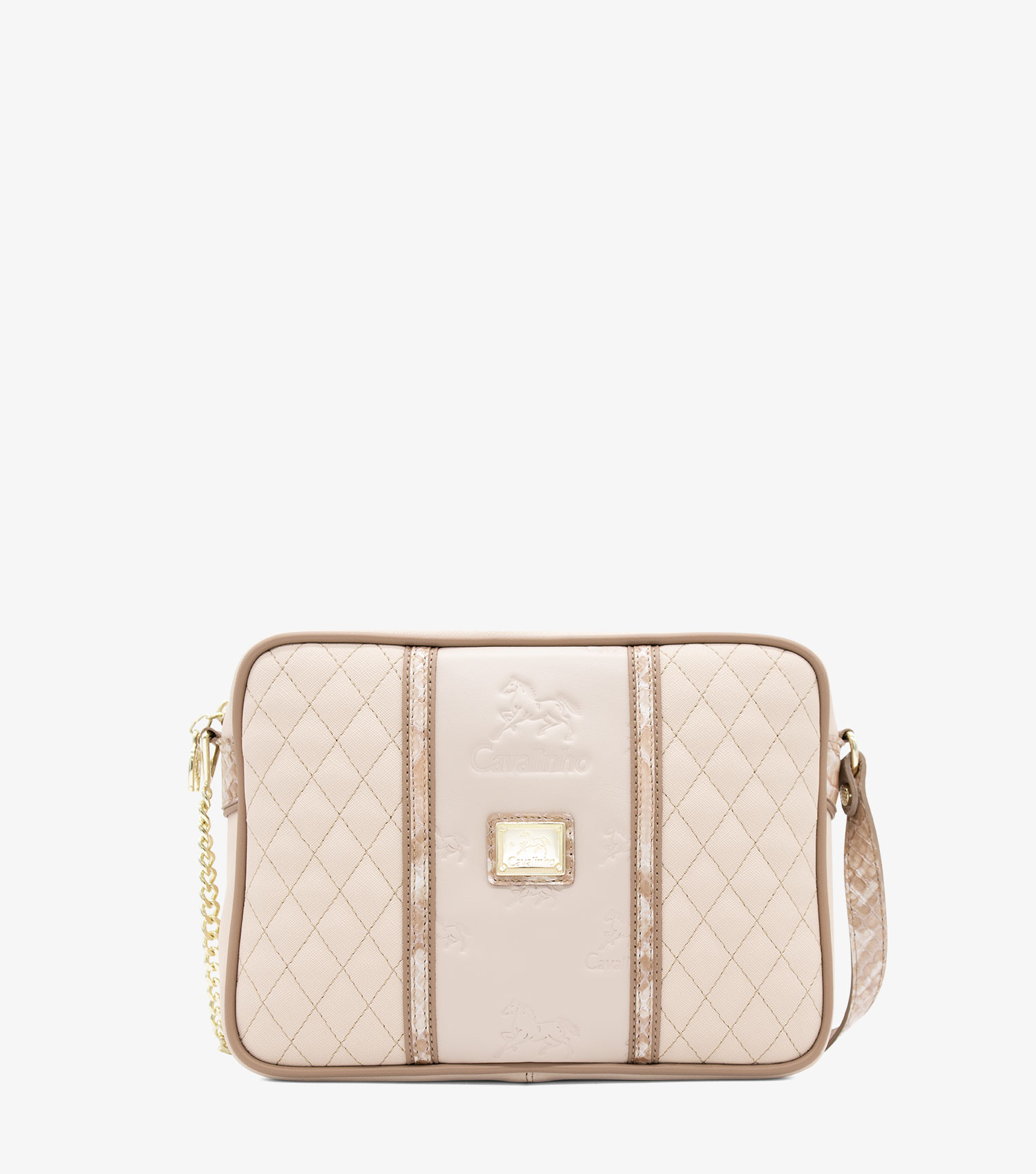 beige cross bolsa