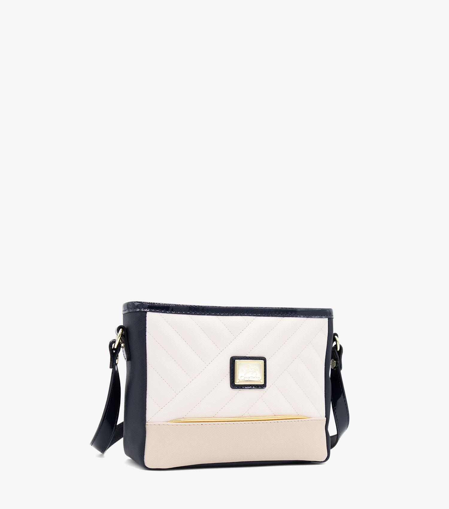 beige cross bolsa